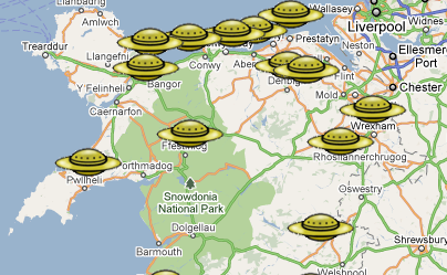 UFOs über Wales