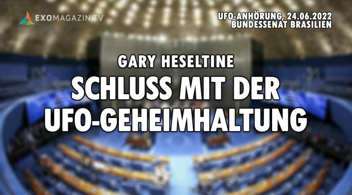 Gary Heseltine - Schluss mit UFO-Geheimhaltung