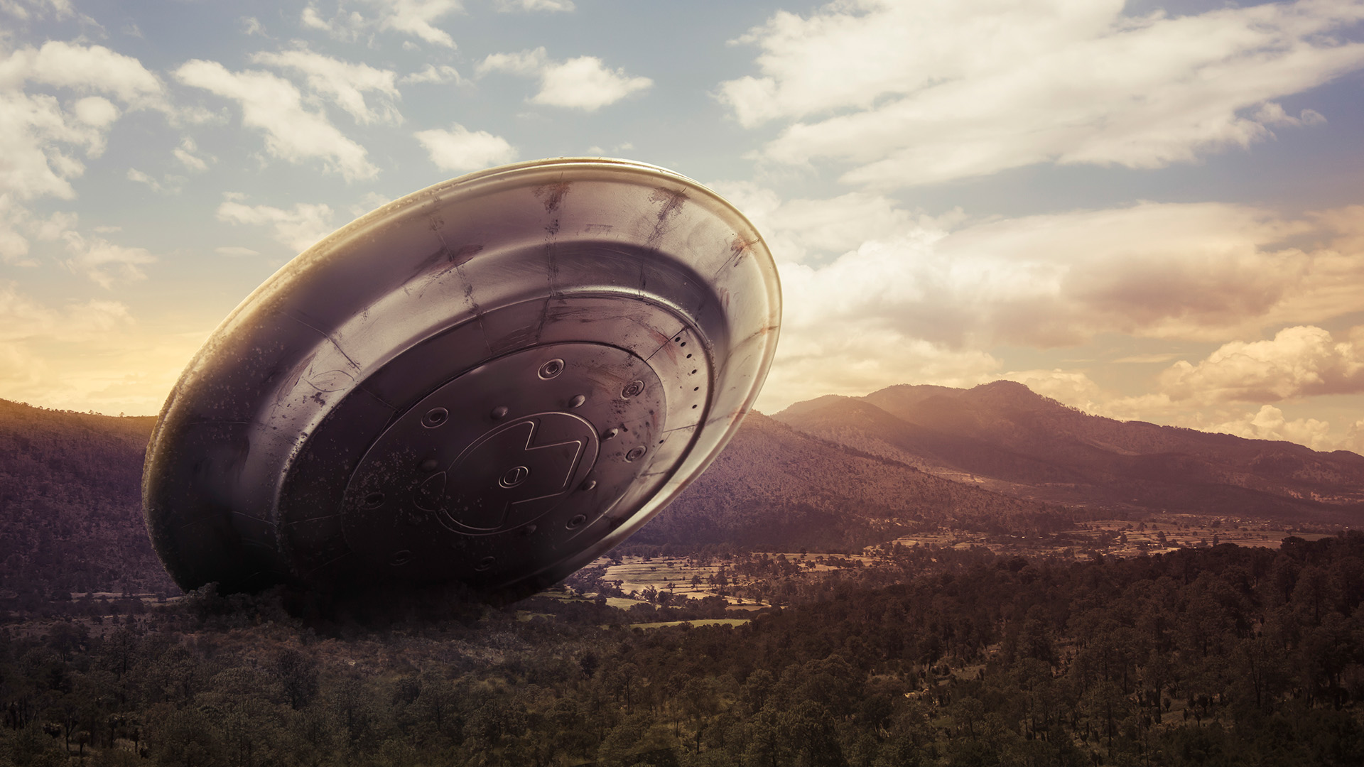 Crashed UFO (Illustration)