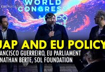 UAP und EU-Politik: Podiumsdiskussion beim Ufology World Congress 2024 UAP und EU Politik - Podium mit Francisco Guerreiro und Jonathan Berte