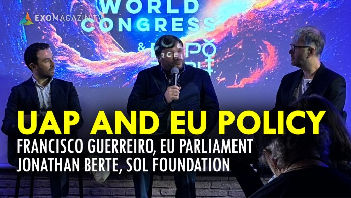 UAP und EU Politik - Podium mit Francisco Guerreiro und Jonathan Berte