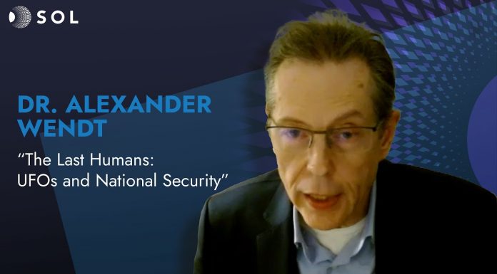 Politikwissenschaftler warnt vor übereilter Bekanntgabe von nicht-menschlicher Intelligenz Alexander Wendt beim Sol Symposium 2024